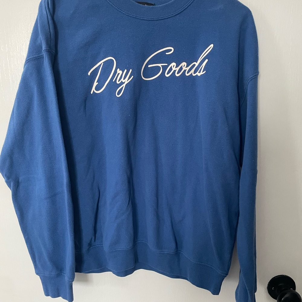 Dry Goods Classic Blue Crewneck Sweater